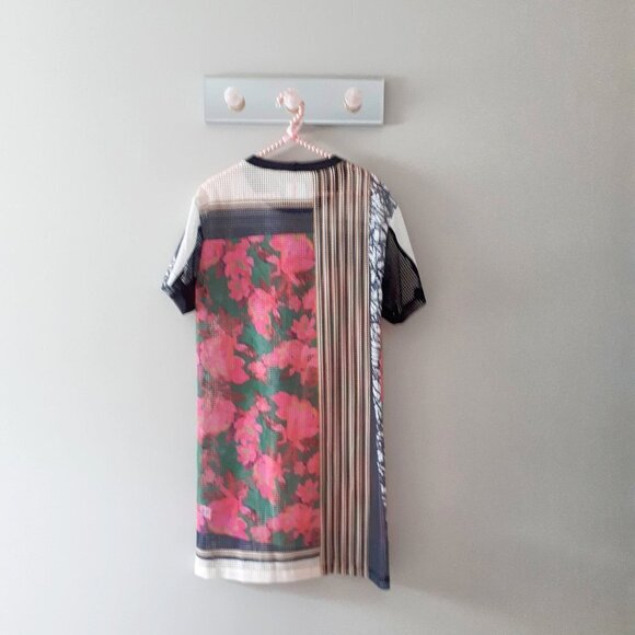 NWOT Clover Canyon floral abstract mesh box dress, XS - Picture 4 of 9